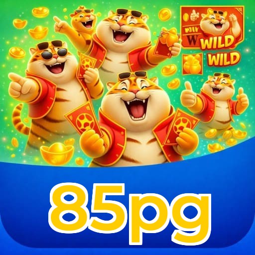 Interface do aplicativo 85pg mostrando jogos disponíveis no iOS e Android